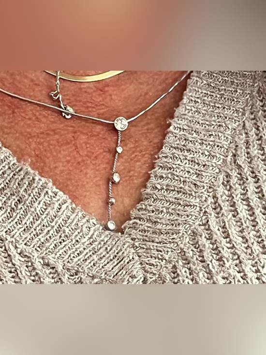 Swarovski Jewelry - Swarovski Crystal Y-Drop Necklace